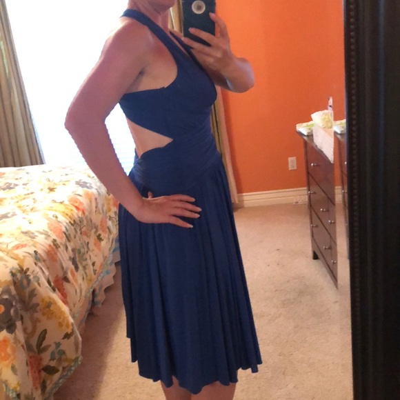 BCBG MaxAzria Royal Blue Party Dress - Picture 2 of 8